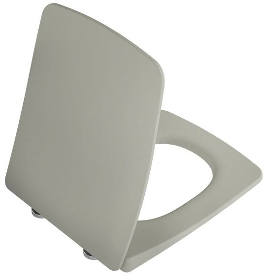 VitrA 122-420R009 Metropole Slim Klozet Kapağı Yavaş Kapanır Mat Bej