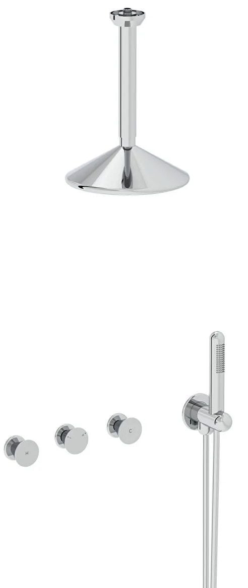 Vitra A42777 Liquid Ankastre Duş Seti Krom