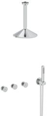 Vitra A42777 Liquid Ankastre Duş Seti Krom