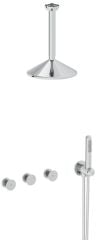Vitra A42777 Liquid Ankastre Duş Seti Krom