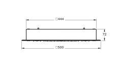 Artema Root Square A4276134 Duş Bataryası Fırçalı Nikel