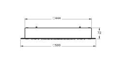 Artema Root Square A4276134 Duş Bataryası Fırçalı Nikel