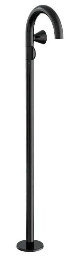 Vitra A4277539 Liquid Yerden Lavabo Bataryası Parlak Siyah