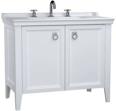 Vitra Valarte 62165 Lavabo Dolabı 100 Cm,Kapaklı, Etajerli Lavabolu,Mat Beyaz