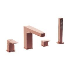 Artema Root Square A4275729 Küvet Bataryası (4 Delikli) Bakır