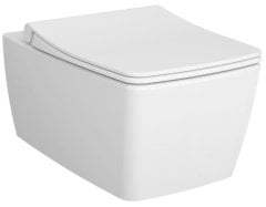 VitrA 7672B001-0559 Metropole Rim-ex Asma Klozet Mat Beyaz+ Klozet Kapağı