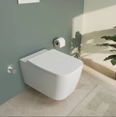 Vitra 7906B401-0090 Metropole Square Asma Klozet Mat Beyaz