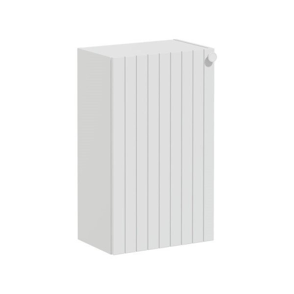 Vitra Root Groove 69136 Alt Ünite, 40 Cm, Dar, Mat Açık Gri, Sol
