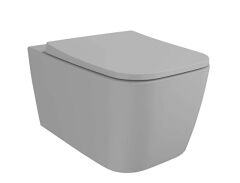 Vitra 7906B476-0090 Metropole Square Asma Klozet Taş Gri