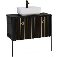 Lineart Lotus 90 Banyo Dolabı + Ledli Ayna