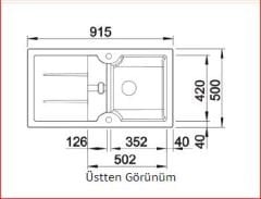 Nuevo Sonas 5 S Seramik Eviye