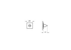 VitrA A4283929 Suit Ankastre 3 Yollu Yönlendirici(Sıva Üstü Grubu)Soft Bakır