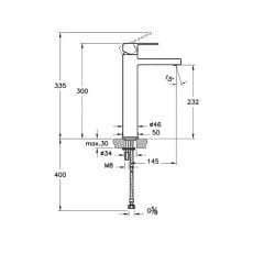 Artema Flo S A41940 Yüksek Lavabo Bataryası, Krom