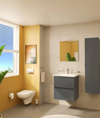 Artema A42923 Flow Round Lavabo Bataryası Krom