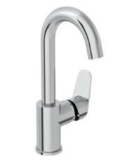 Artema A43152 Flow Round Lavabo Bat.Döner Borulu Krom