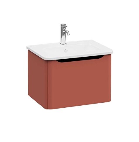 Vitra Integra Round 69901 Lavabo Dolabı 60cm Kırmızı