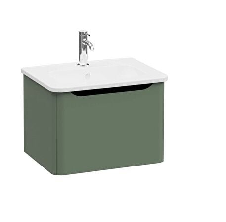 Vitra Integra Round 69902 Lavabo Dolabı 60cm Yeşil