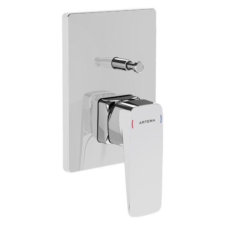 Artema Root A42752 Ankastre Banyo Bataryası (Sıva Üstü Grubu), Krom