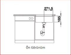 Nuevo Sonic 500U Tezgah Altı Seramik Eviye