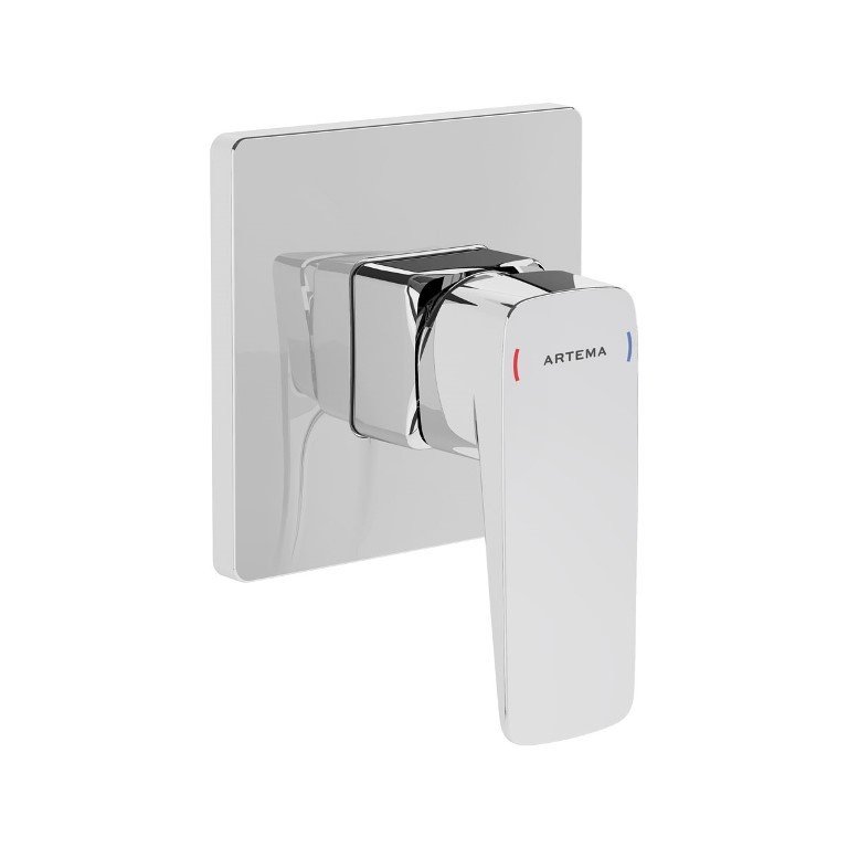 Artema Root Square A42751 Ankastre Duş Bataryası, Krom, (Sıva Üstü Grubu)