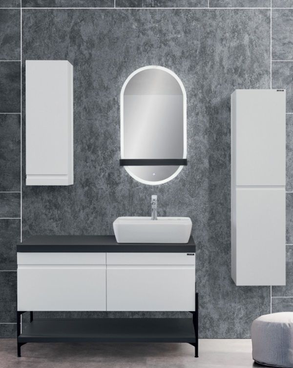Lineart Style 120cm Lavabo Dolabı + Ledli Ayna