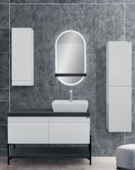 Lineart Style 120cm Lavabo Dolabı + Ledli Ayna