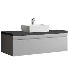 Lineart Style 120cm Lavabo Dolabı + Ledli Ayna