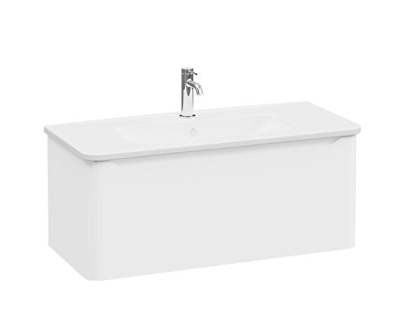 Vitra Integra Round 69916 Lavabo Dolab 100cm Mat Beyaz