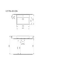 Bocchi 1376-004-0126 Milano Tezgah Üstü Lavabo 60 cm Mat Siyah