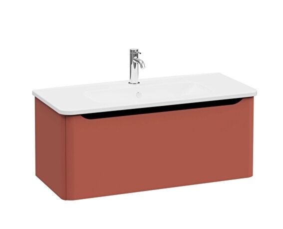Vitra Integra Round 69919 Lavabo Dolab 100cm Kırmızı