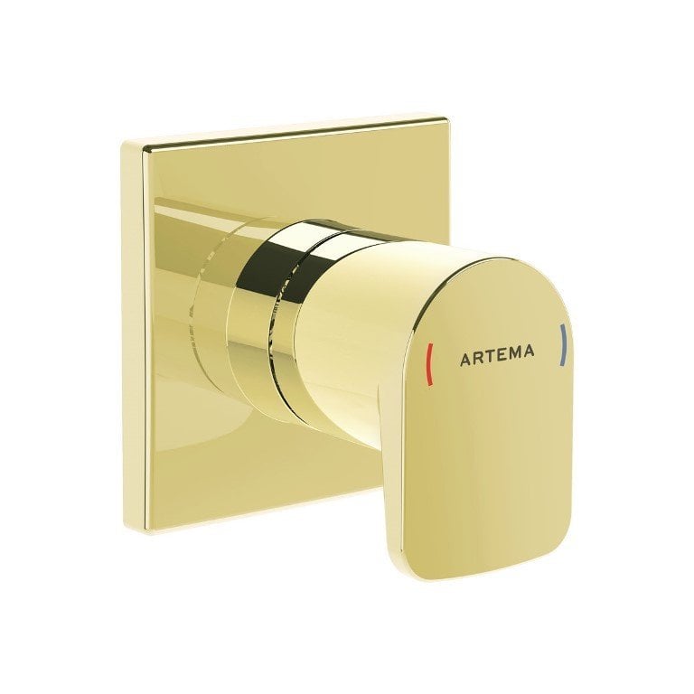 Artema Root Square A4272974 Ankastre Stop Valf, Altın