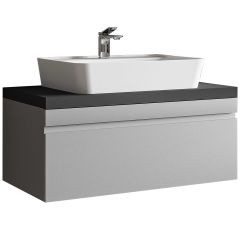 Lineart Style 100cm Lavabo Dolabı + Ledli Ayna