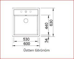 Nuevo Neron 60 Seramik Eviye