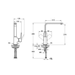 Artema Root Square A4275329 Eviye Bataryası, Bakır