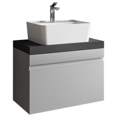 Lineart Style 60cm Lavabo Dolabı + Ledli Ayna