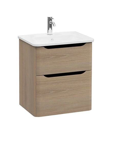 Vitra Integra Round 69972 Lavabo Dolabı 60cm A.Meşe