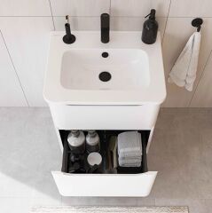 Vitra Integra Round 69973 Lavabo Dolabı 60cm Kırmızı