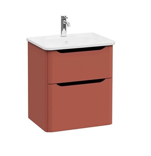 Vitra Integra Round 69973 Lavabo Dolabı 60cm Kırmızı