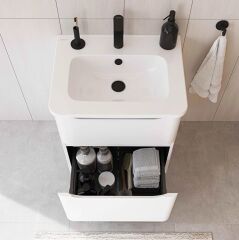Vitra Integra Round 69979 Lavabo Dolabı 80cm Mat Beyaz