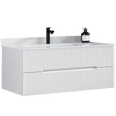 Lineart Dolce 120 Cam Lavabolu Banyo Dolabı + Ledli Ayna