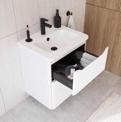 Vitra Integra Round 69982 Lavabo Dolabı 80cm Kırmızı