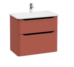 Vitra Integra Round 69982 Lavabo Dolabı 80cm Kırmızı