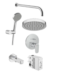 Artema A49321 Flow Soft Ankastre Duş Seti Krom
