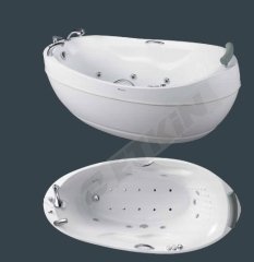 Sanacryl Grande Bağımsız Küvet Hidromasaj Sistemli 190X92 Cm Parlak Beyaz