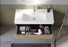 Vitra Integra Round 69987 Lavabo Dolabı 100cm Beyaz