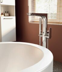 Artema Root Round A42741 Yerden Küvet Bataryası (Yerden - El Duşlu), Krom