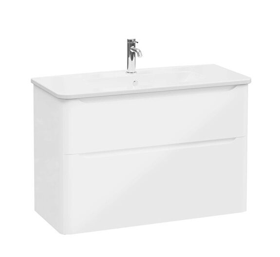 Vitra Integra Round 69987 Lavabo Dolabı 100cm Beyaz