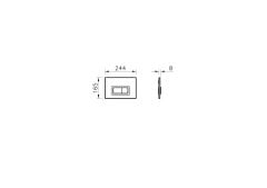VitrA 740-0685 Loop R Kumanda Paneli Mat Krom