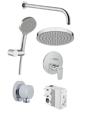 Artema A49323 Flow Soft Ankastre Duş Seti Krom