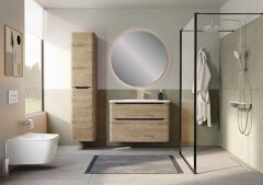 Vitra Integra Round 69991 Lavabo Dolabı 100cm Kırmızı